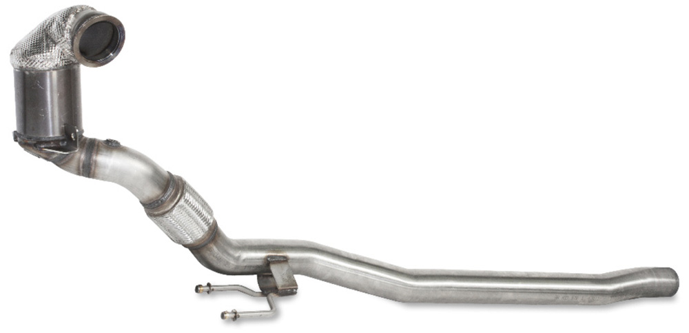 HJS ECE-Downpipe für VW Golf 7R / Audi S3 (2,0L TFSI EURO6 CJX/DJH OHNE OPF)
